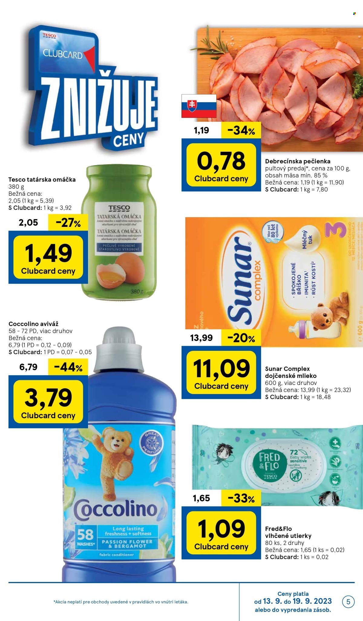 Leták TESCO - 13.9.2023 - 19.9.2023. Strana 5