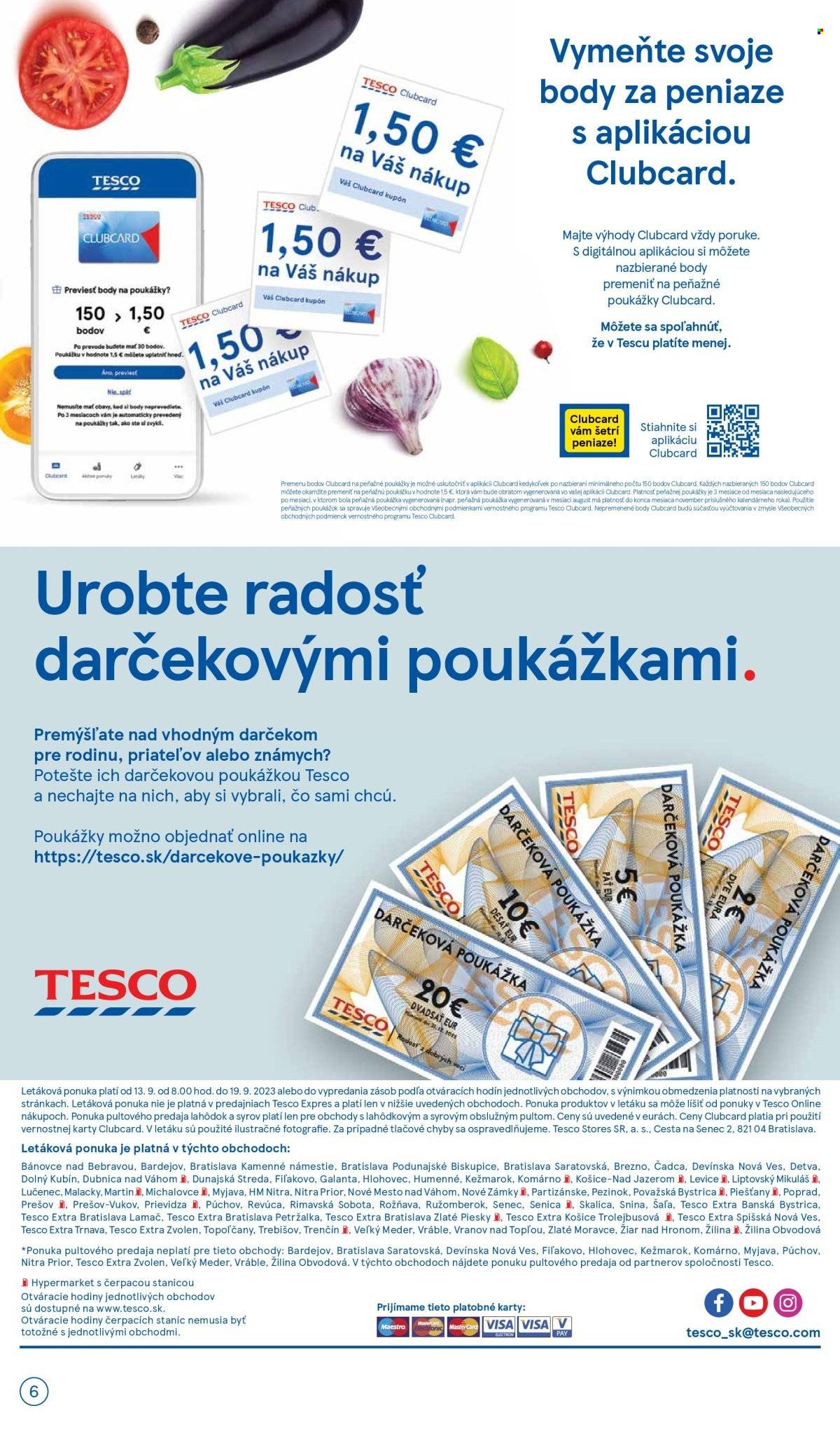 Leták TESCO - 13.9.2023 - 19.9.2023. Strana 6