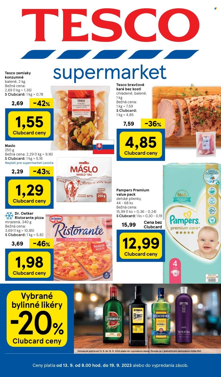 Leták TESCO supermarket - 13.9.2023 - 19.9.2023. Strana 1