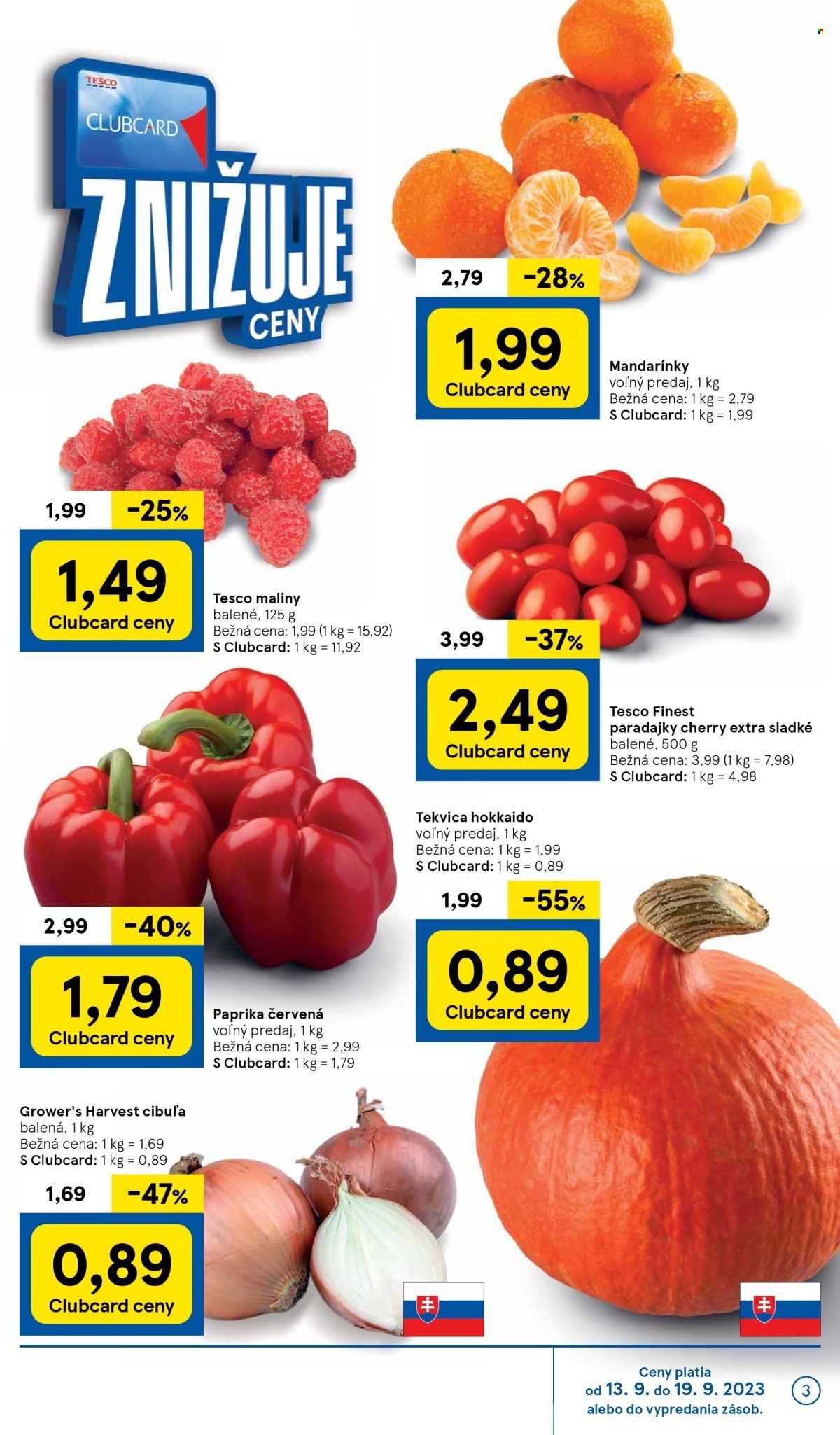 Leták TESCO supermarket - 13.9.2023 - 19.9.2023. Strana 3