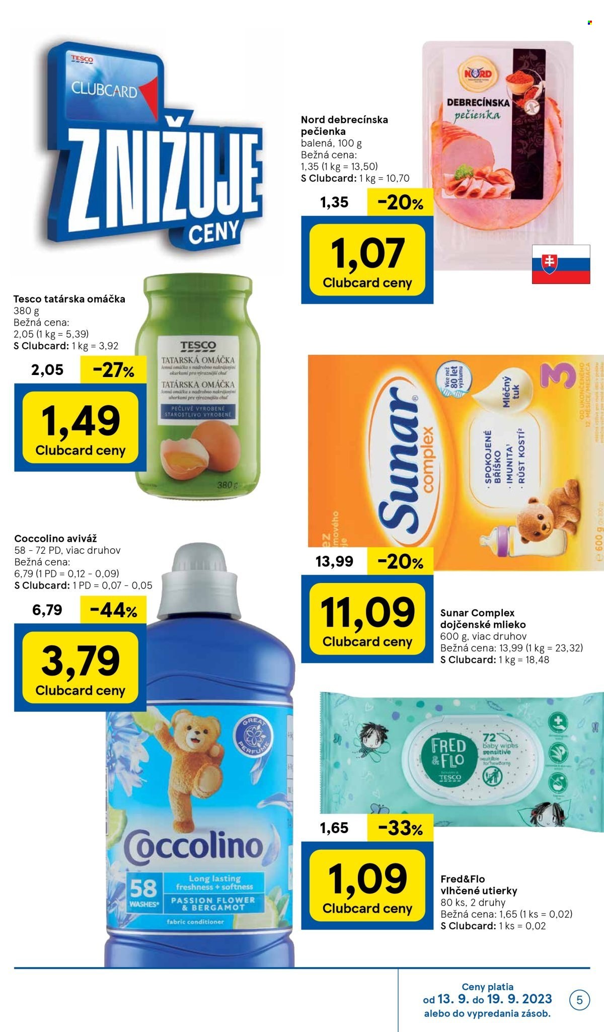 Leták TESCO supermarket - 13.9.2023 - 19.9.2023. Strana 5