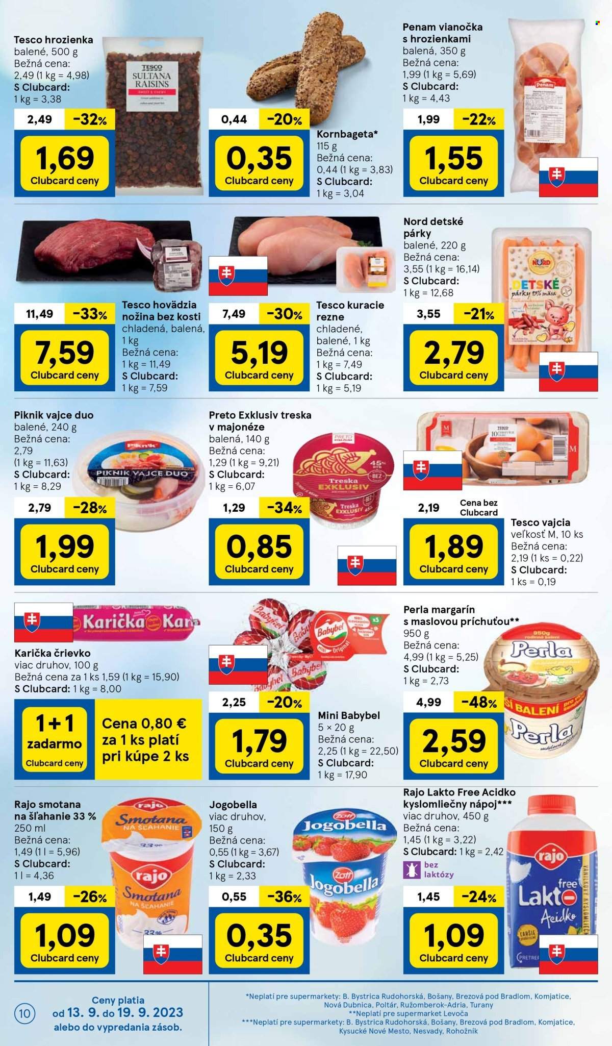 Leták TESCO supermarket - 13.9.2023 - 19.9.2023. Strana 10