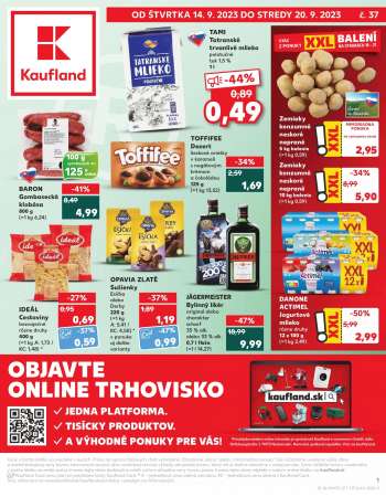Leták Kaufland - 14.9.2023 - 20.9.2023.