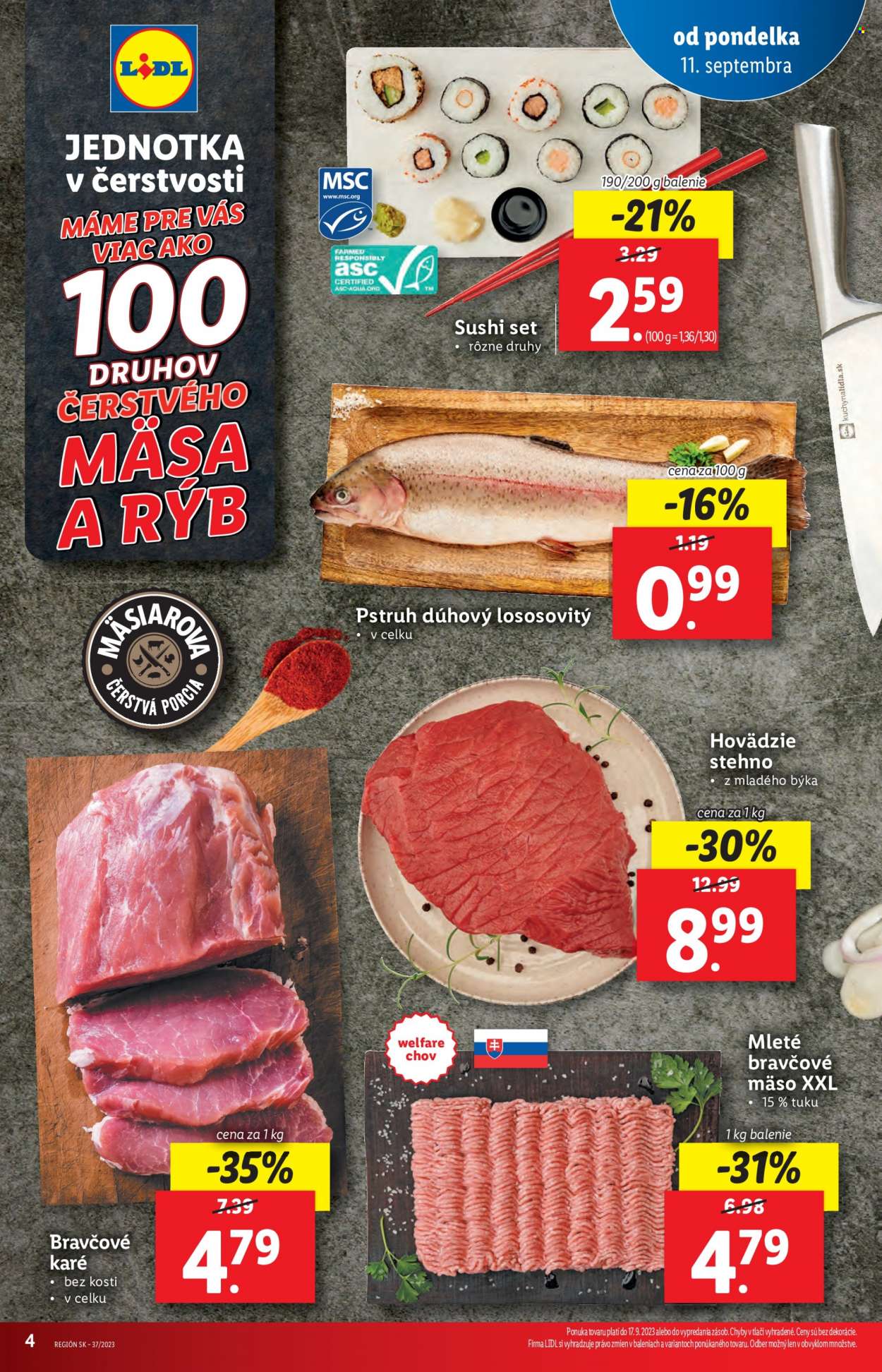 Leták Lidl - 14.9.2023 - 17.9.2023. Strana 4