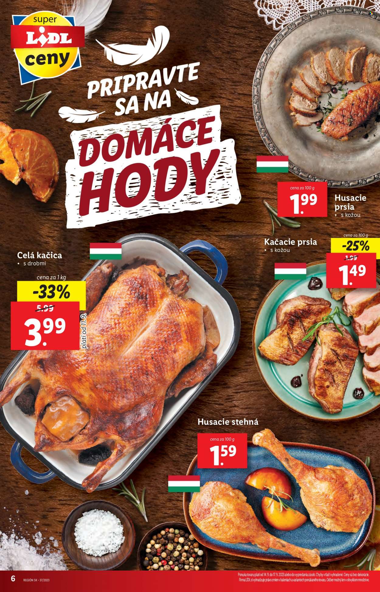 Leták Lidl - 14.9.2023 - 17.9.2023. Strana 6