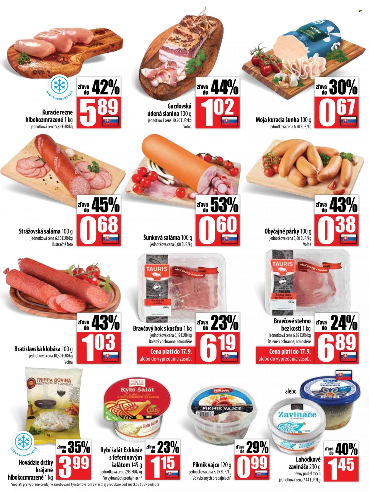 Leták COOP Jednota - 14.9.2023 - 27.9.2023. Strana 2