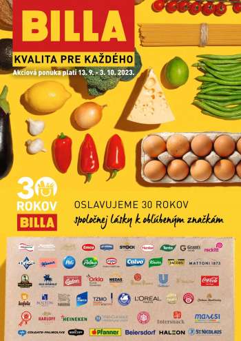 Leták Billa - 13.9.2023 - 3.10.2023.