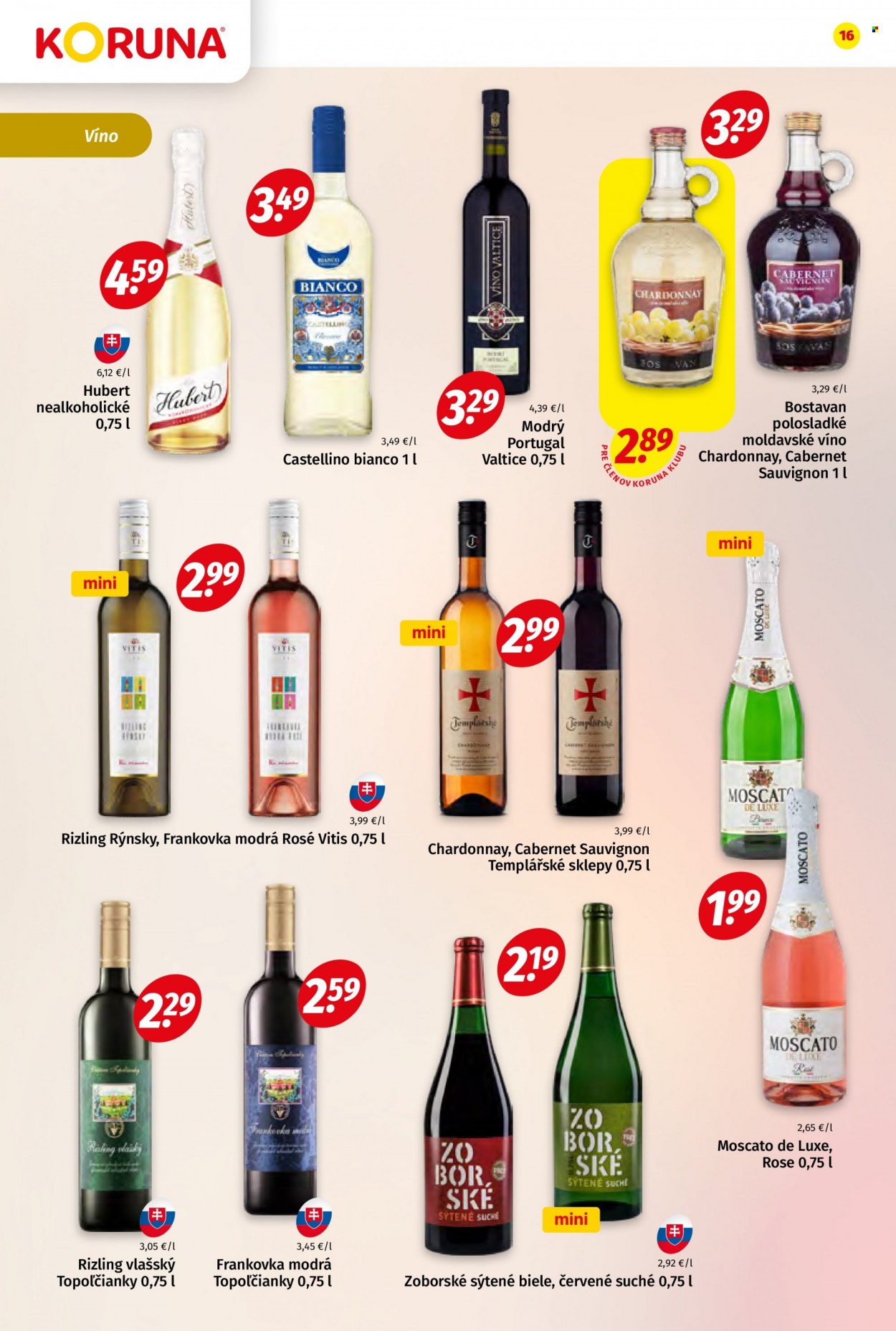 Leták Potraviny KORUNA - 16.9.2023 - 27.9.2023. Strana 16