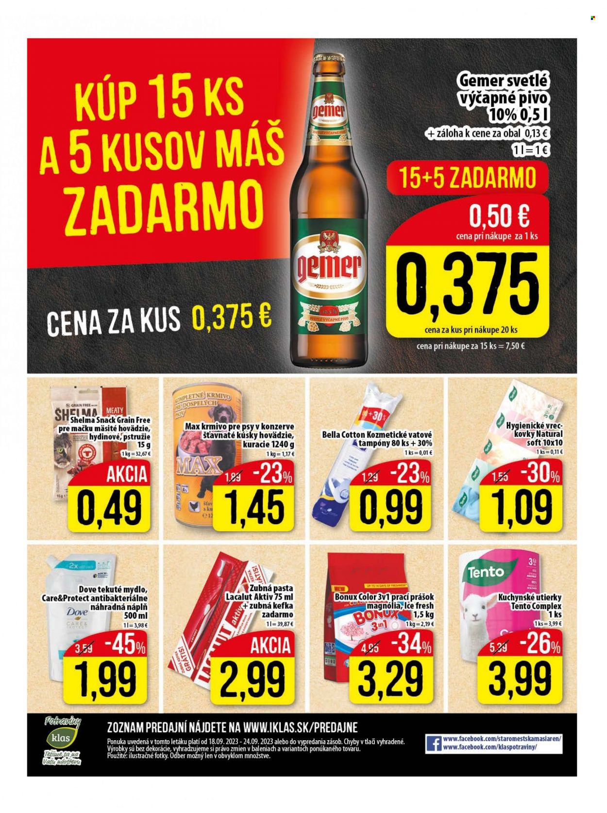 Leták Klas - 18.9.2023 - 24.9.2023. Strana 18