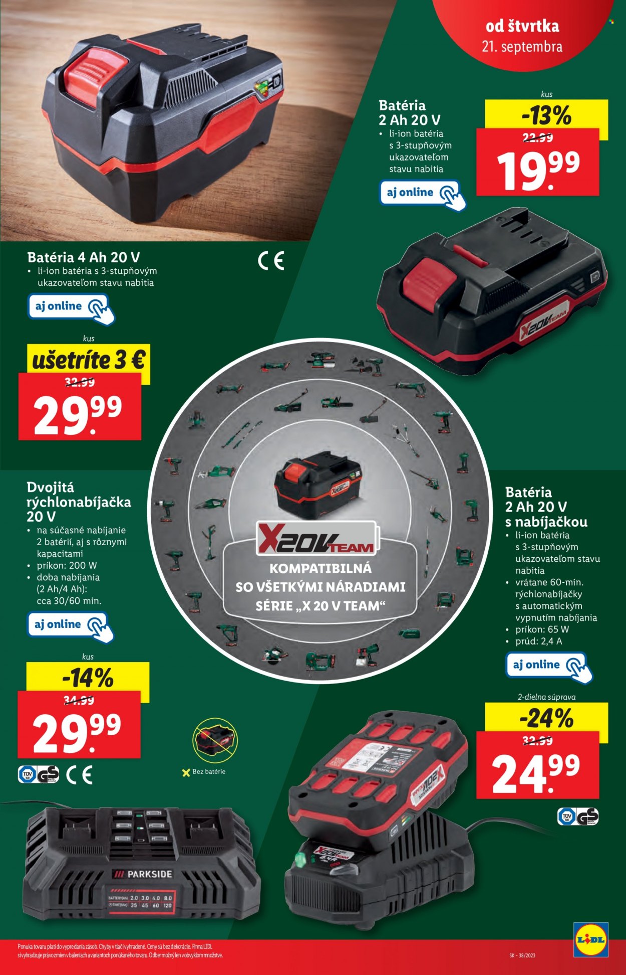 Leták Lidl - 21.9.2023 - 24.9.2023. Strana 39