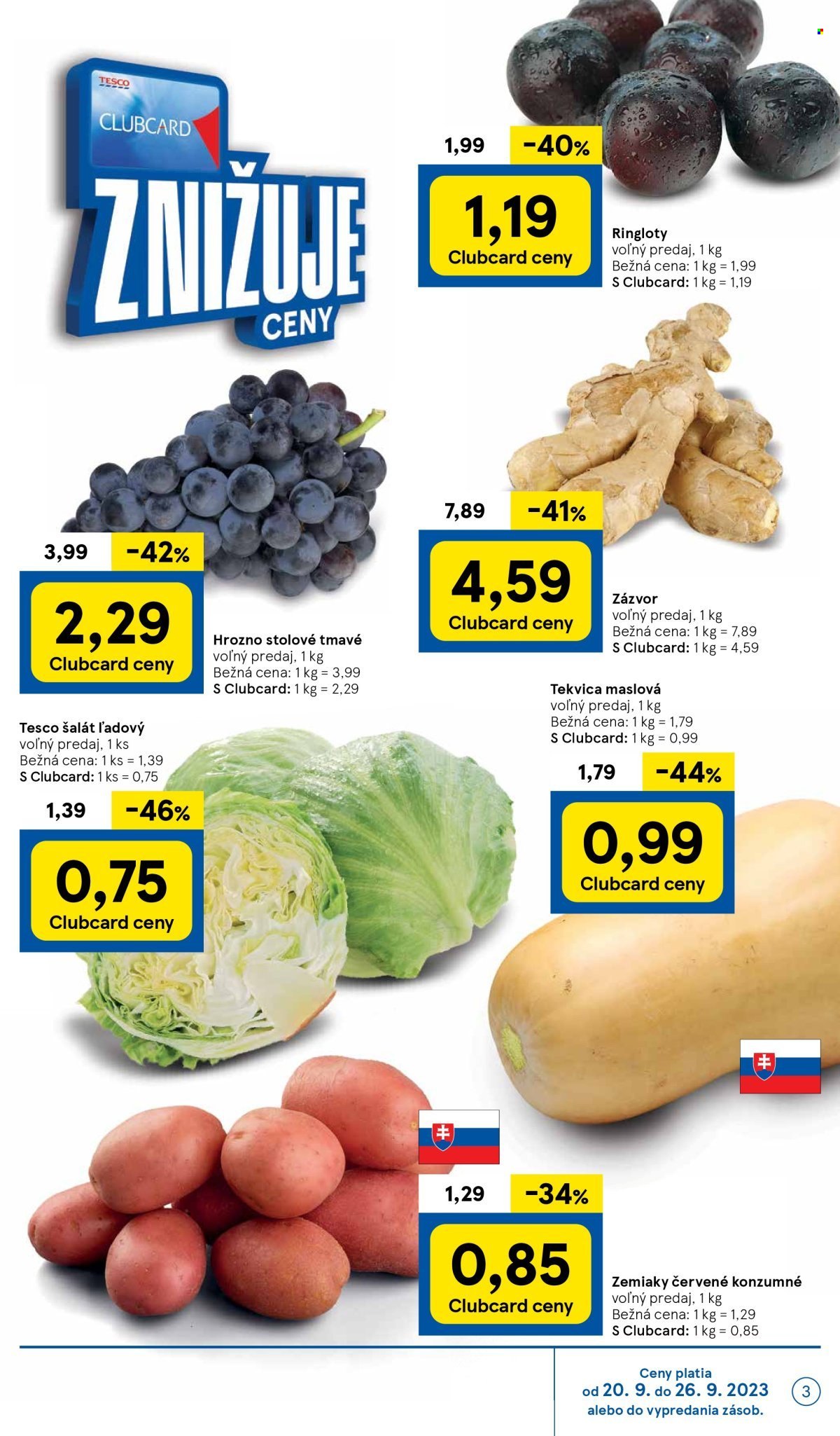 Leták TESCO supermarket - 20.9.2023 - 26.9.2023. Strana 3