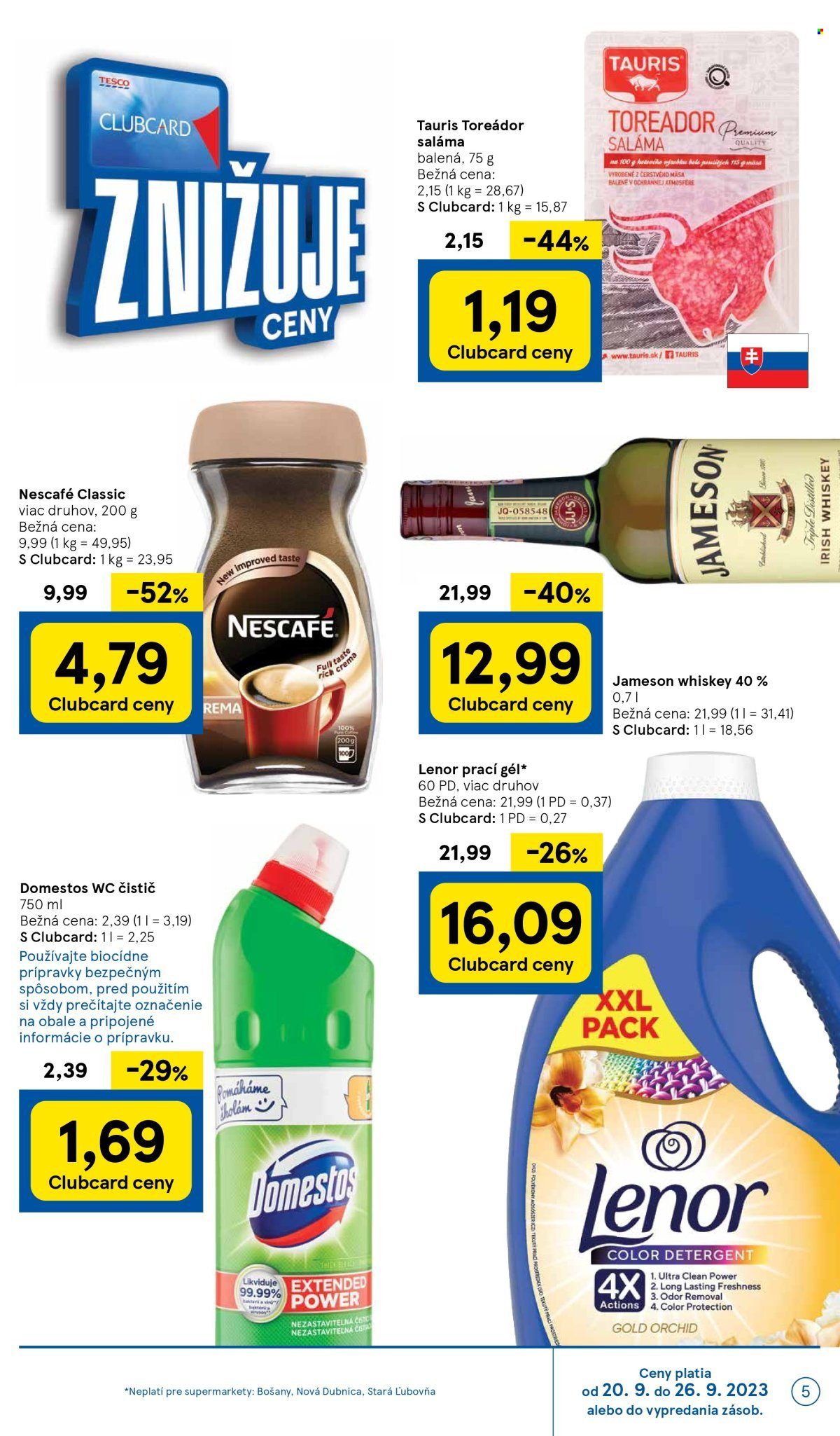 Leták TESCO supermarket - 20.9.2023 - 26.9.2023. Strana 5