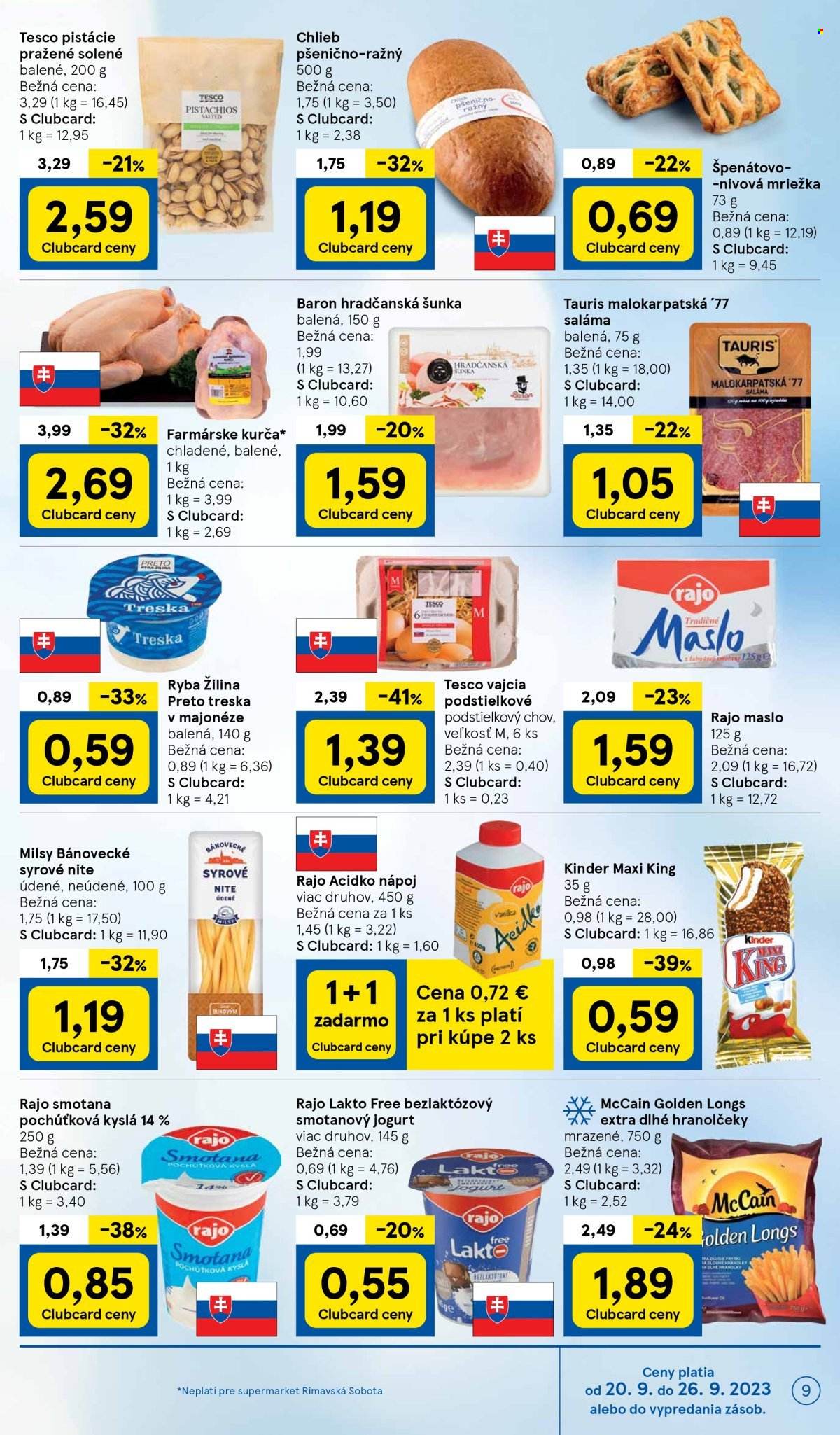 Leták TESCO supermarket - 20.9.2023 - 26.9.2023. Strana 9
