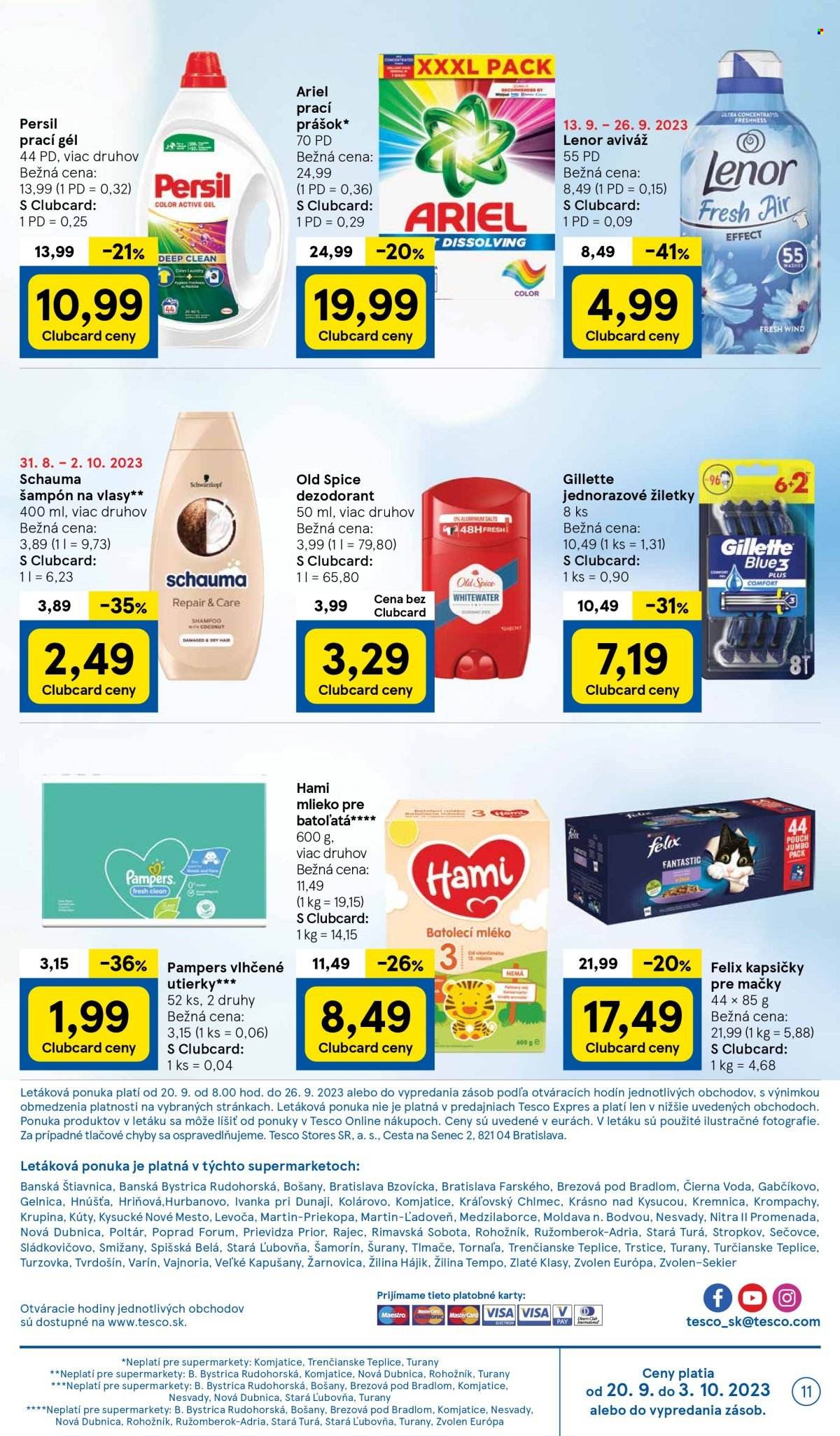 Leták TESCO supermarket - 20.9.2023 - 26.9.2023. Strana 11