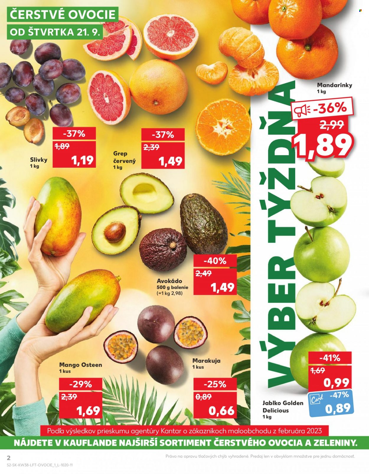 Leták Kaufland - 21.9.2023 - 27.9.2023. Strana 2