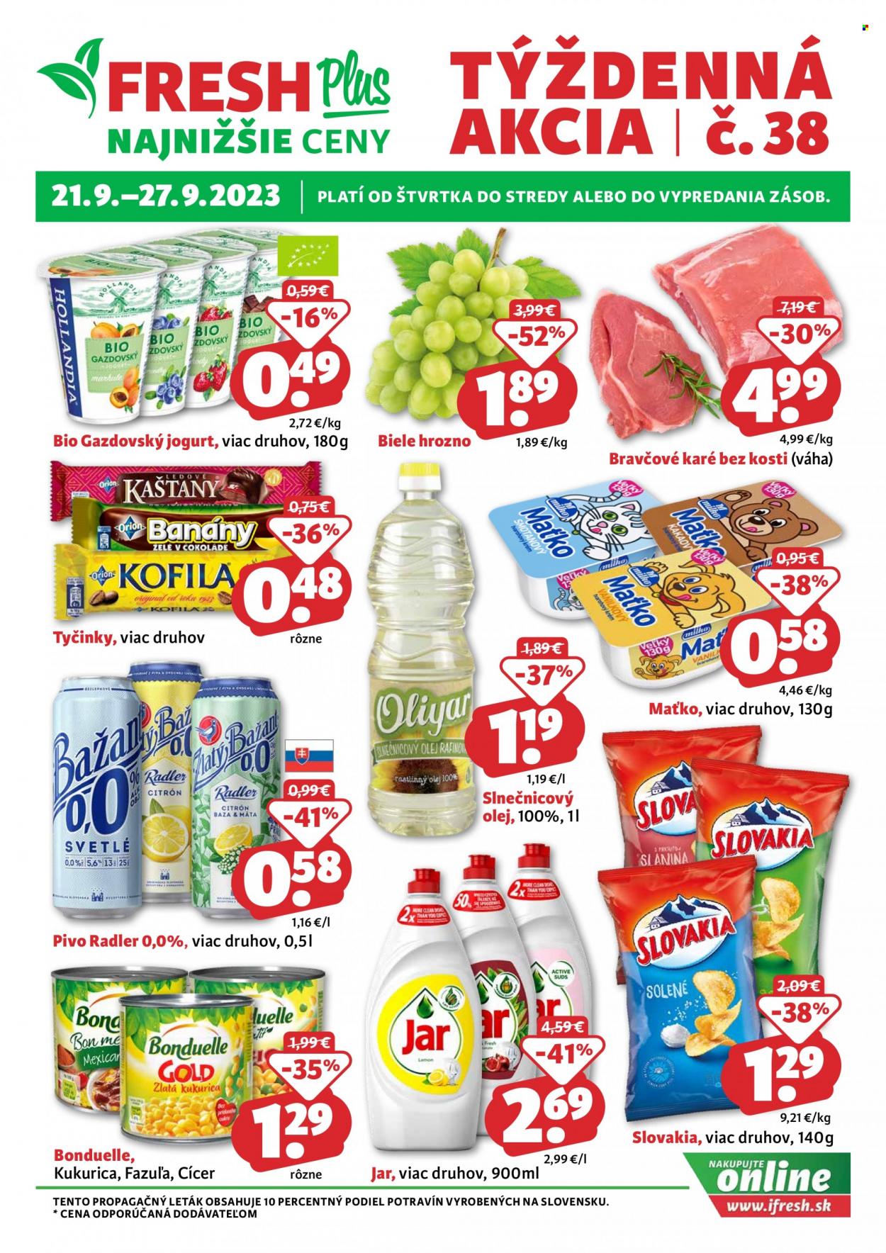 Leták FRESH - 21.9.2023 - 27.9.2023. Strana 1