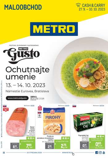 Leták Metro - 27.9.2023 - 10.10.2023.
