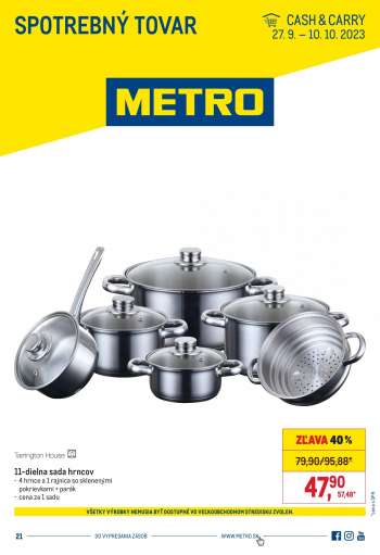 Leták Metro - 27.9.2023 - 10.10.2023.