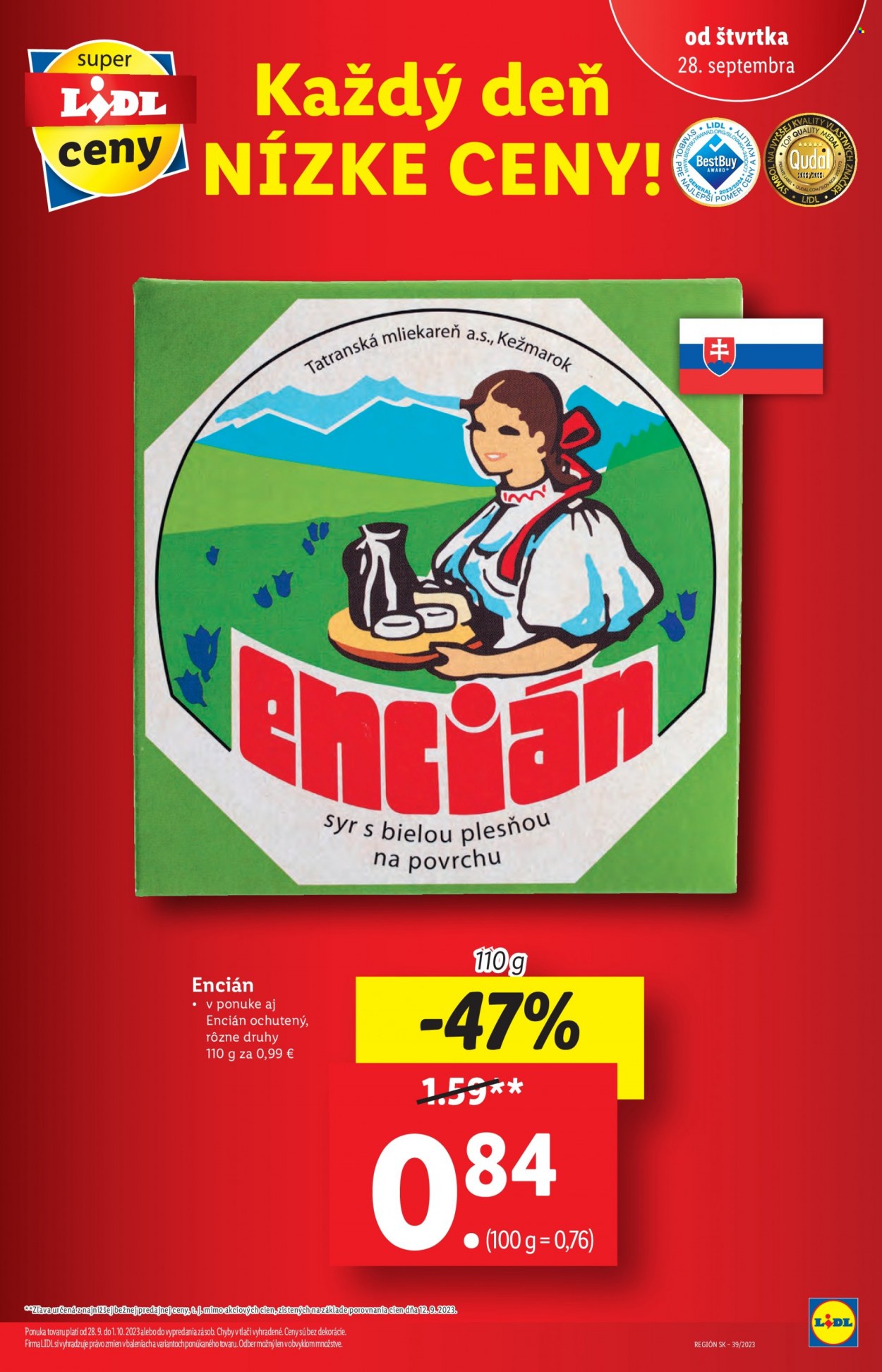 Leták Lidl - 28.9.2023 - 1.10.2023. Strana 14