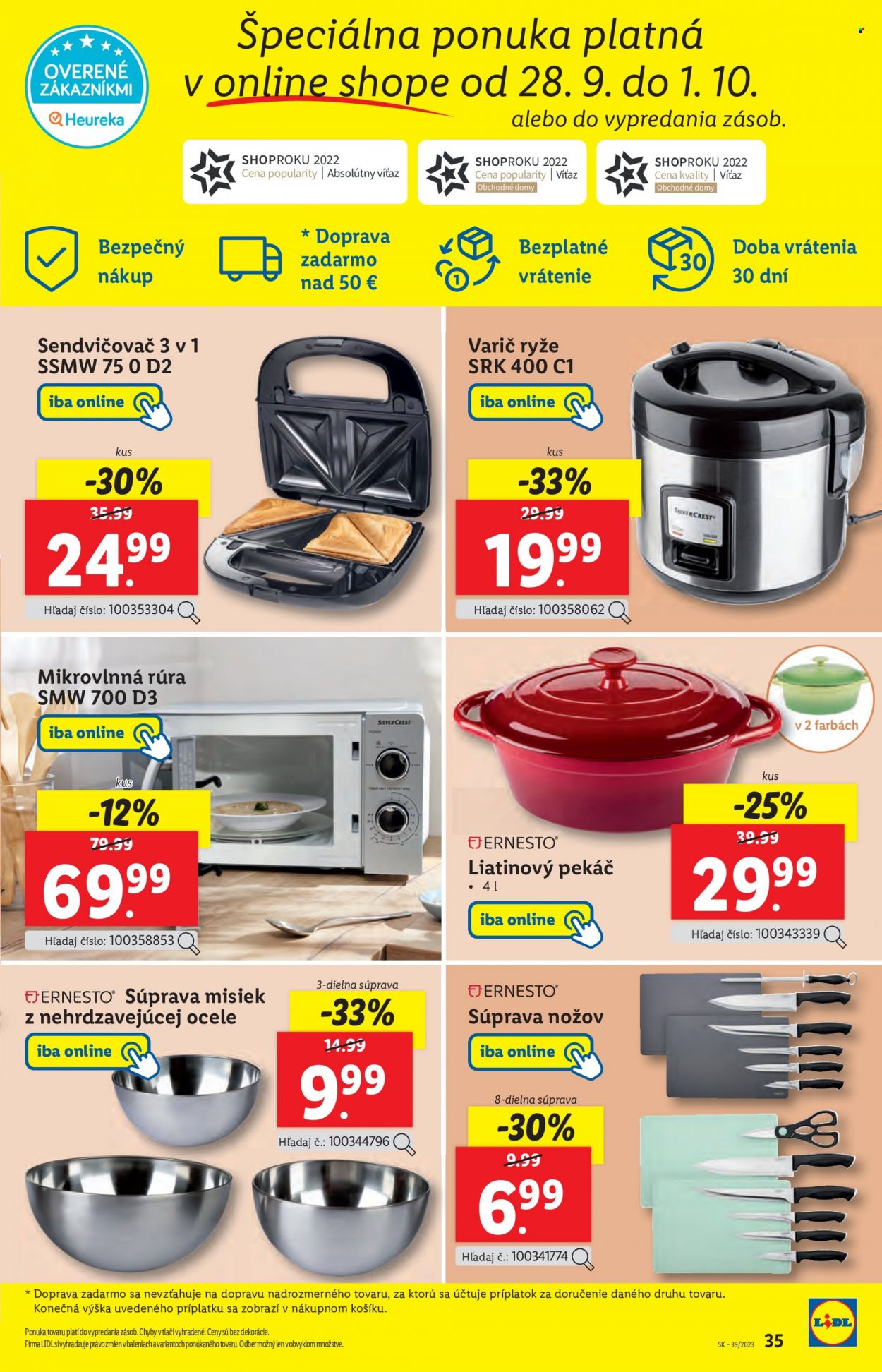 Leták Lidl - 28.9.2023 - 1.10.2023. Strana 47