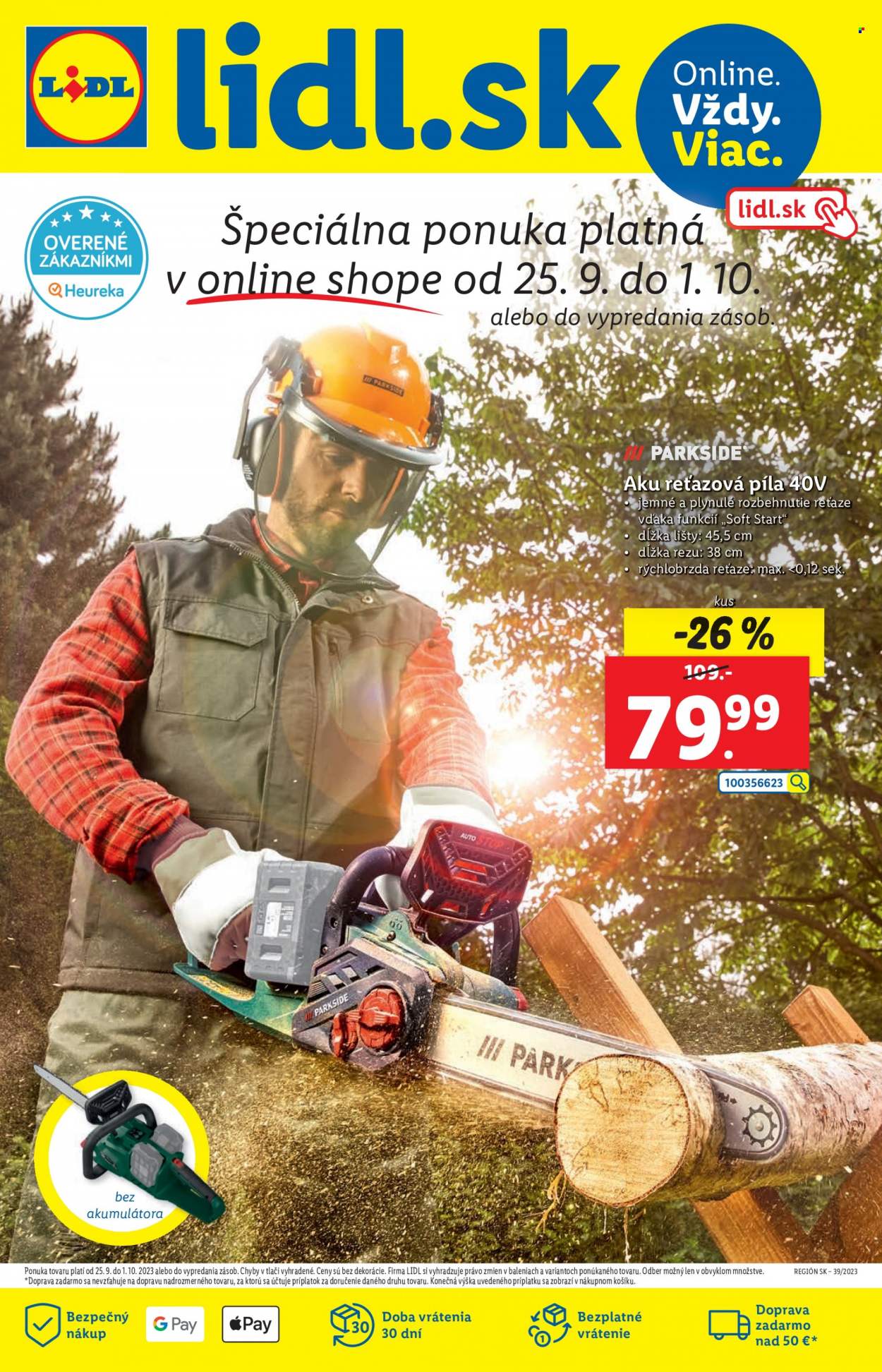 Leták Lidl - 28.9.2023 - 1.10.2023. Strana 55