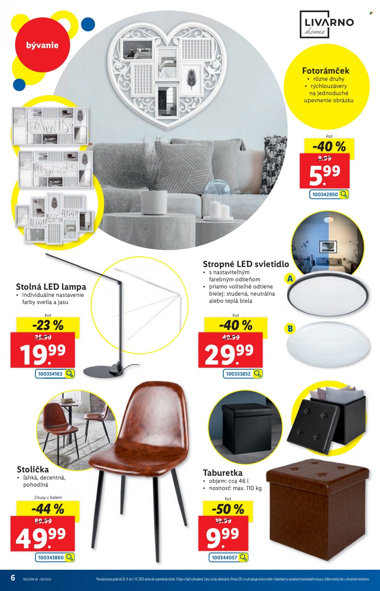 Leták Lidl - 25.9.2023 - 1.10.2023. Strana 6