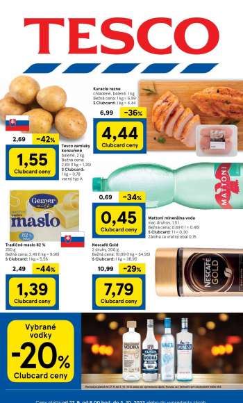 Leták TESCO - 27.9.2023 - 3.10.2023.