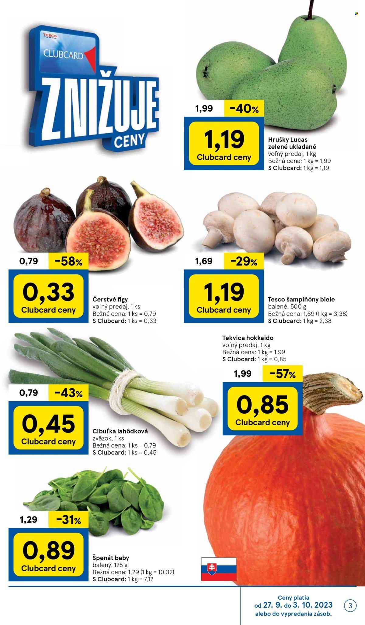 Leták TESCO - 27.9.2023 - 3.10.2023. Strana 3