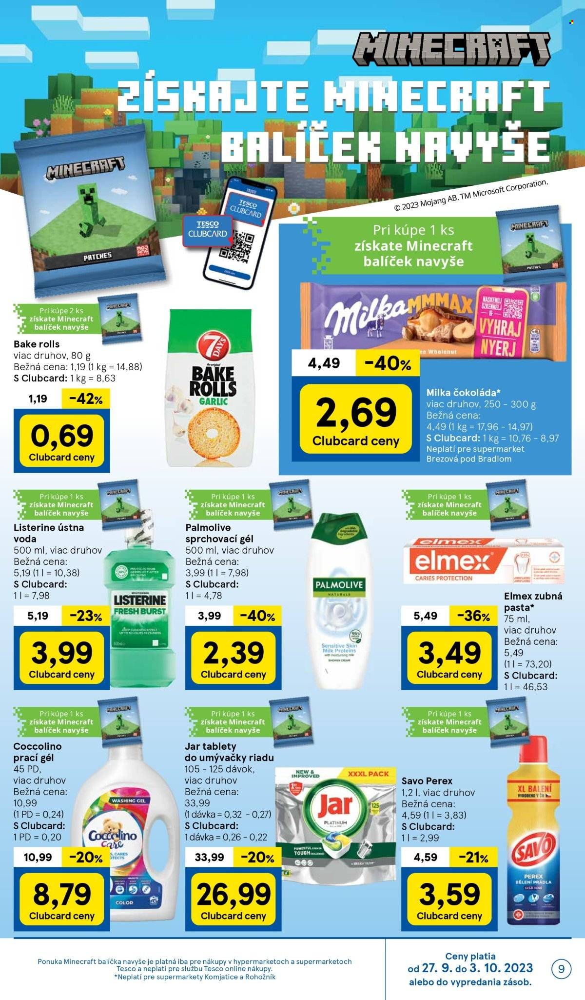 Leták TESCO supermarket - 27.9.2023 - 3.10.2023. Strana 9