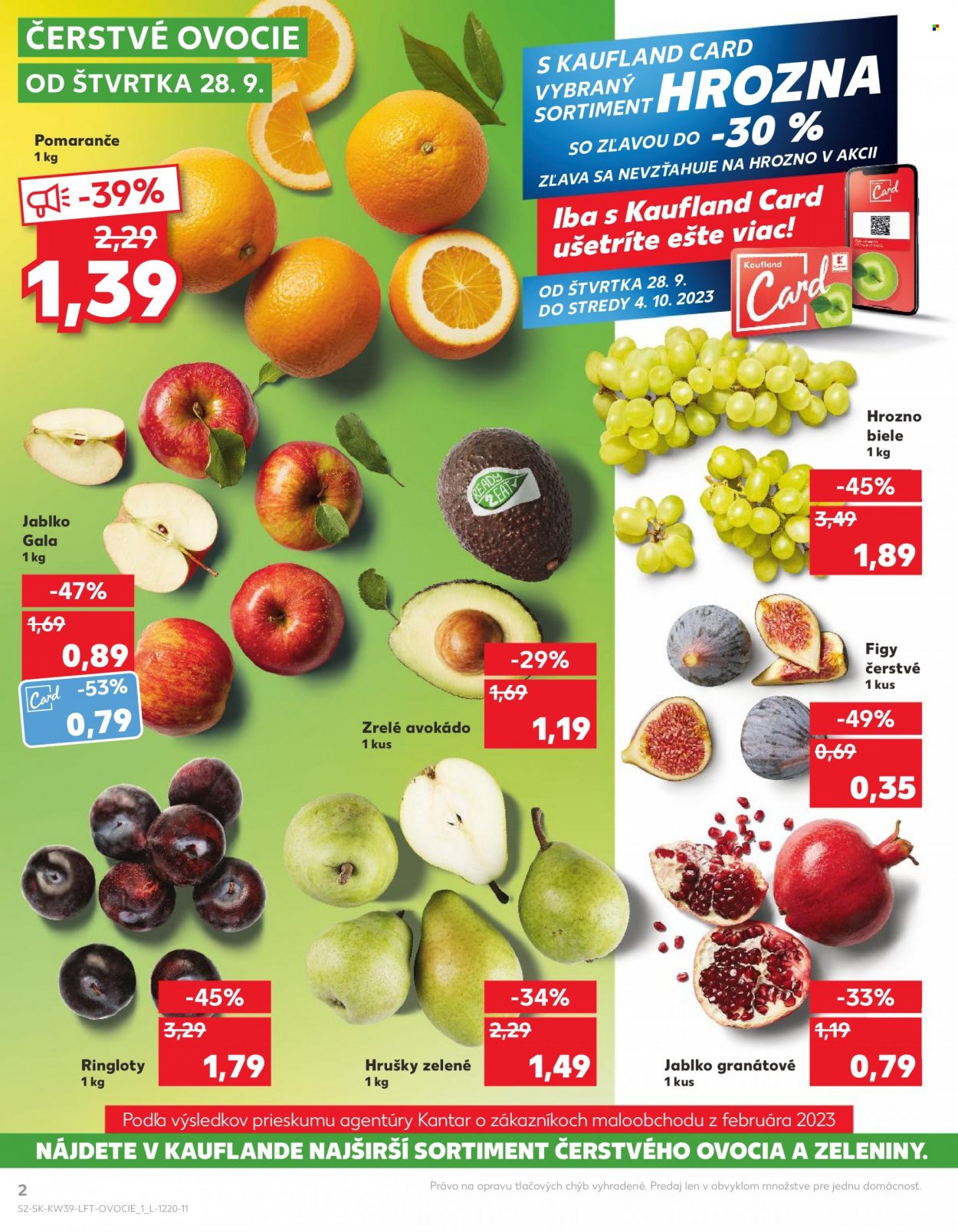 Leták Kaufland - 28.9.2023 - 4.10.2023. Strana 2