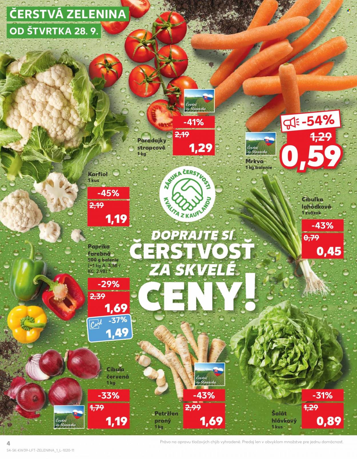 Leták Kaufland - 28.9.2023 - 4.10.2023. Strana 4