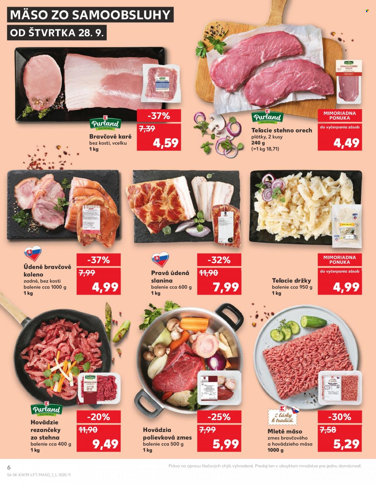 Leták Kaufland - 28.9.2023 - 4.10.2023. Strana 6