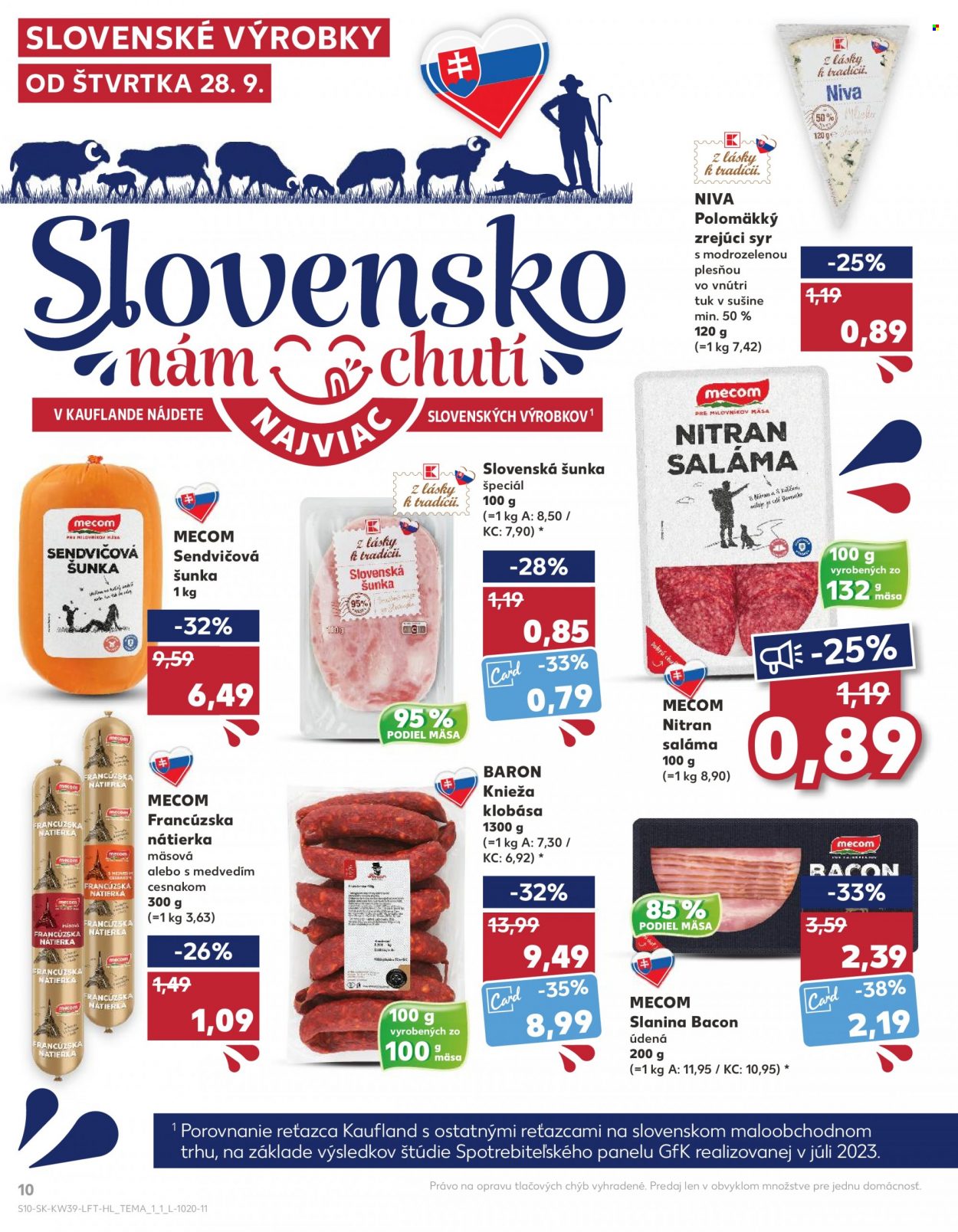 Leták Kaufland - 28.9.2023 - 4.10.2023. Strana 10