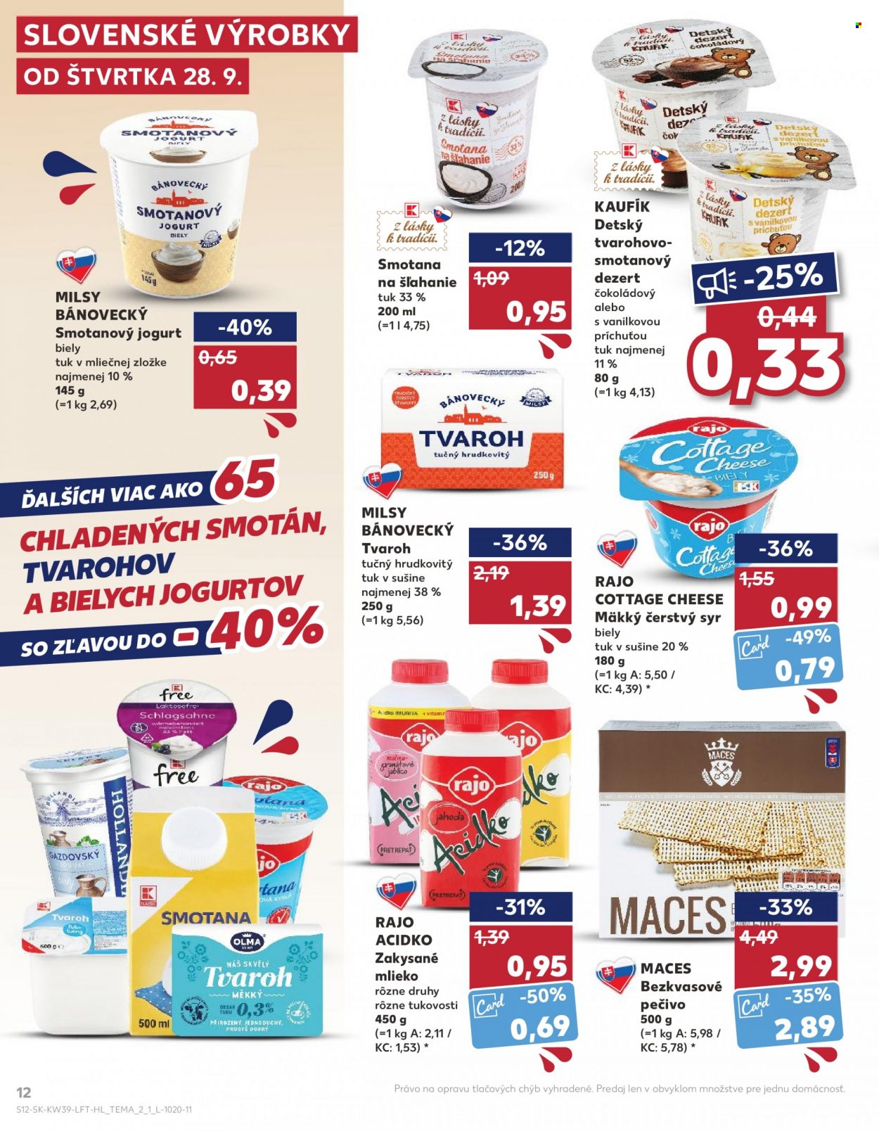 Leták Kaufland - 28.9.2023 - 4.10.2023. Strana 12