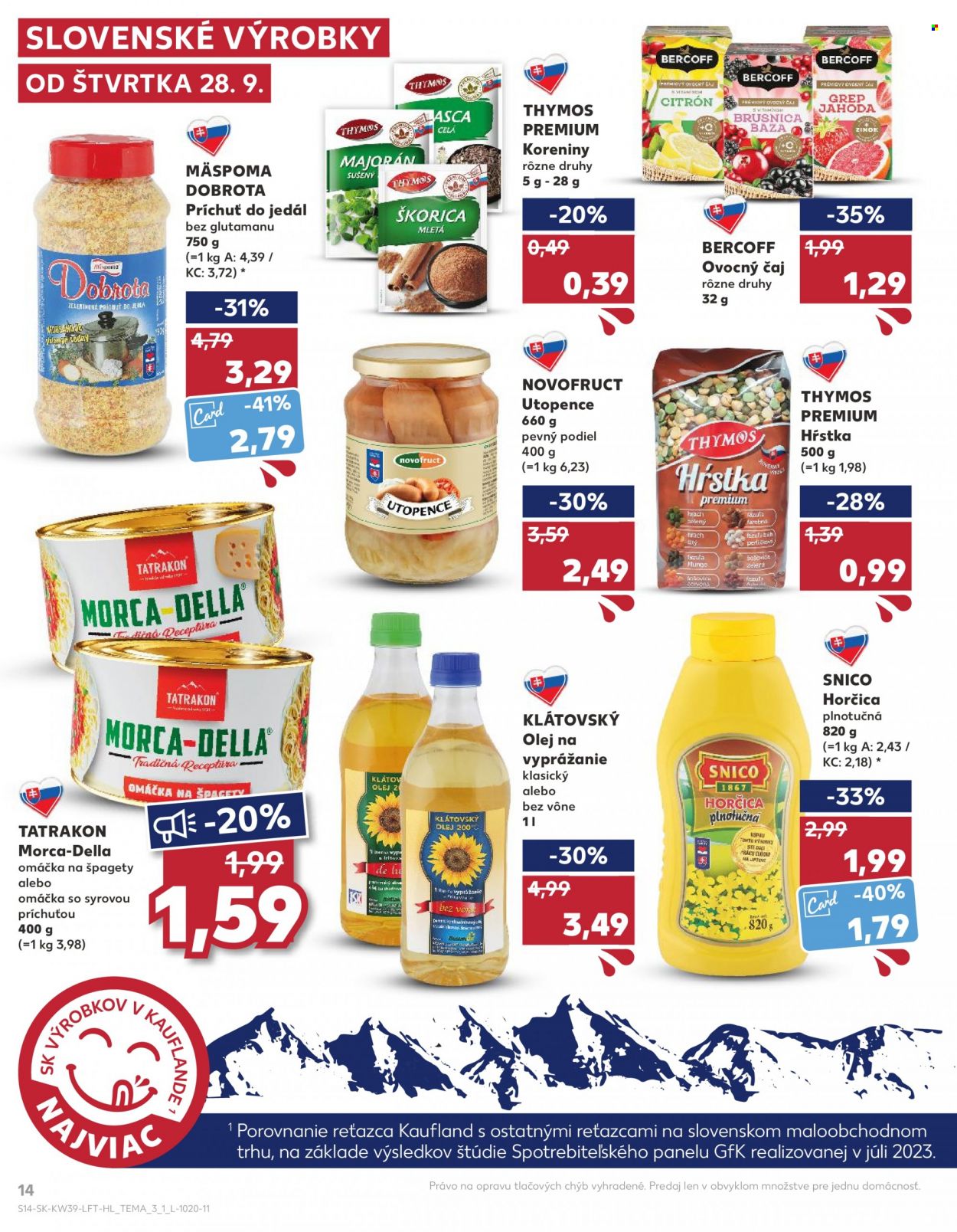 Leták Kaufland - 28.9.2023 - 4.10.2023. Strana 14