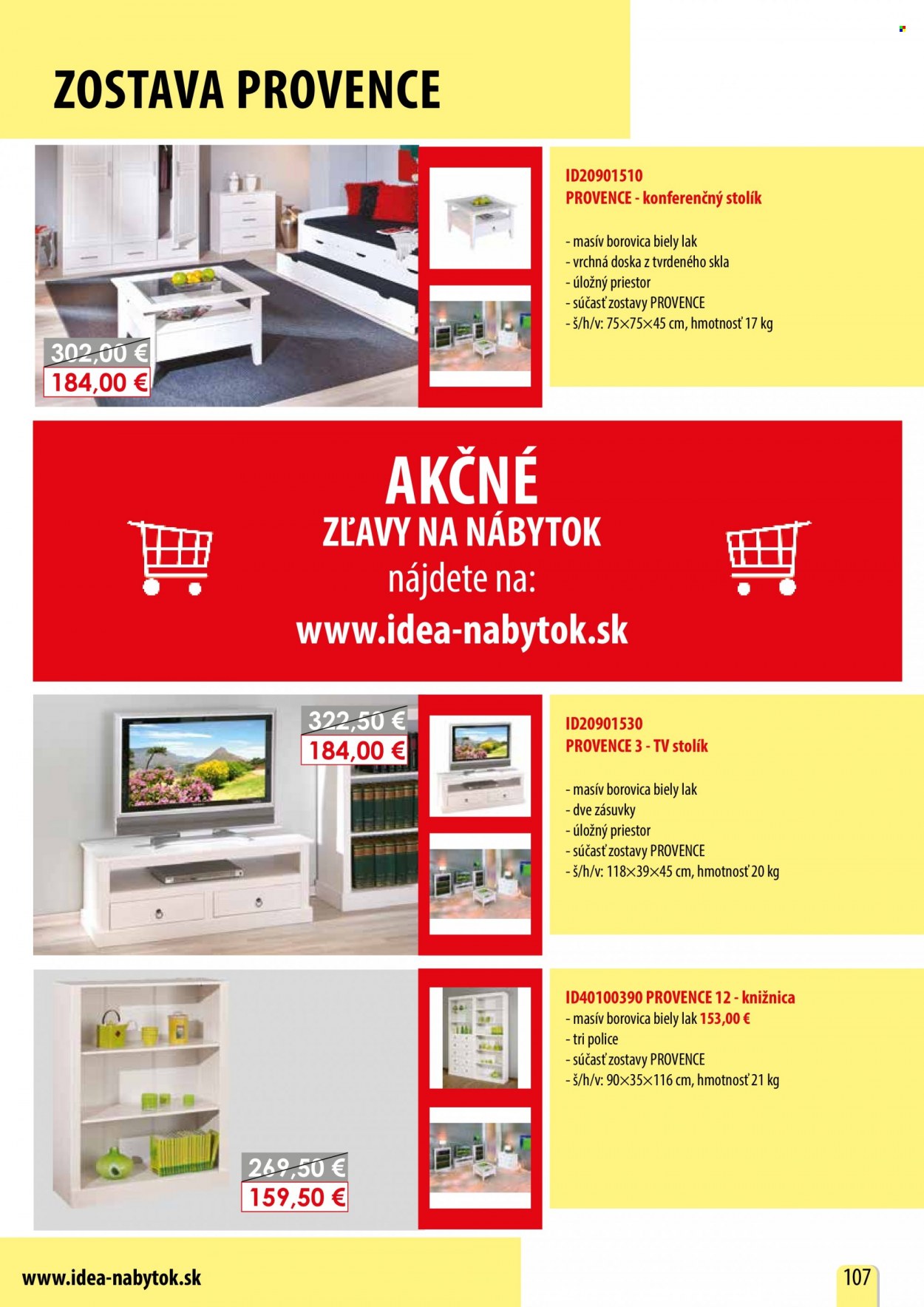 Leták IDEA nábytok. Strana 107