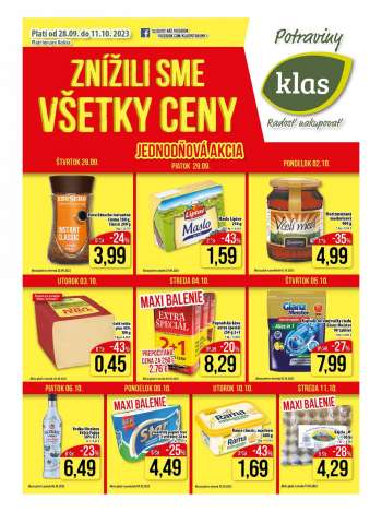 Leták Klas - 28.9.2023 - 11.10.2023.