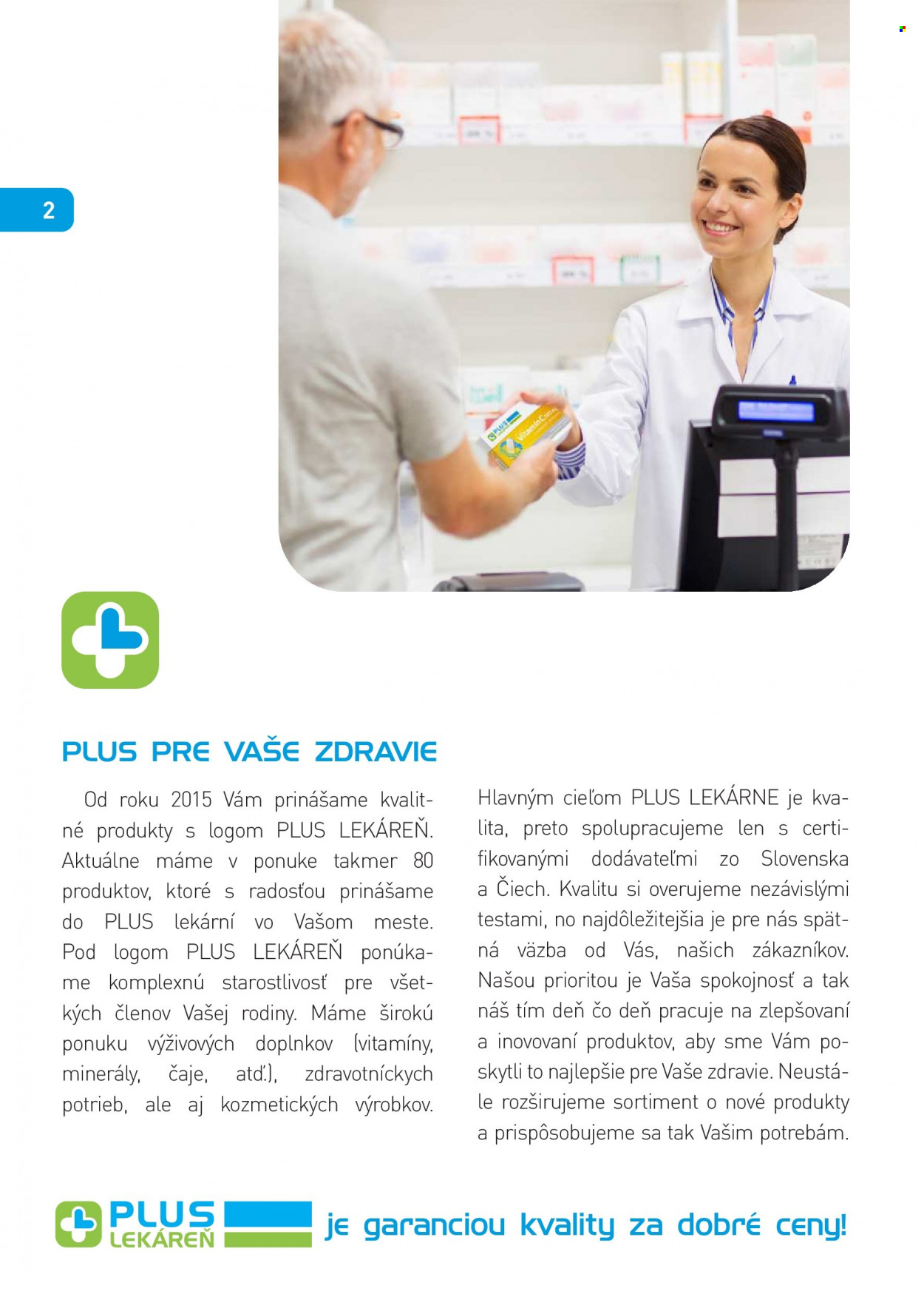 Leták Plus lekáreň - 1.10.2023 - 31.10.2023. Strana 2