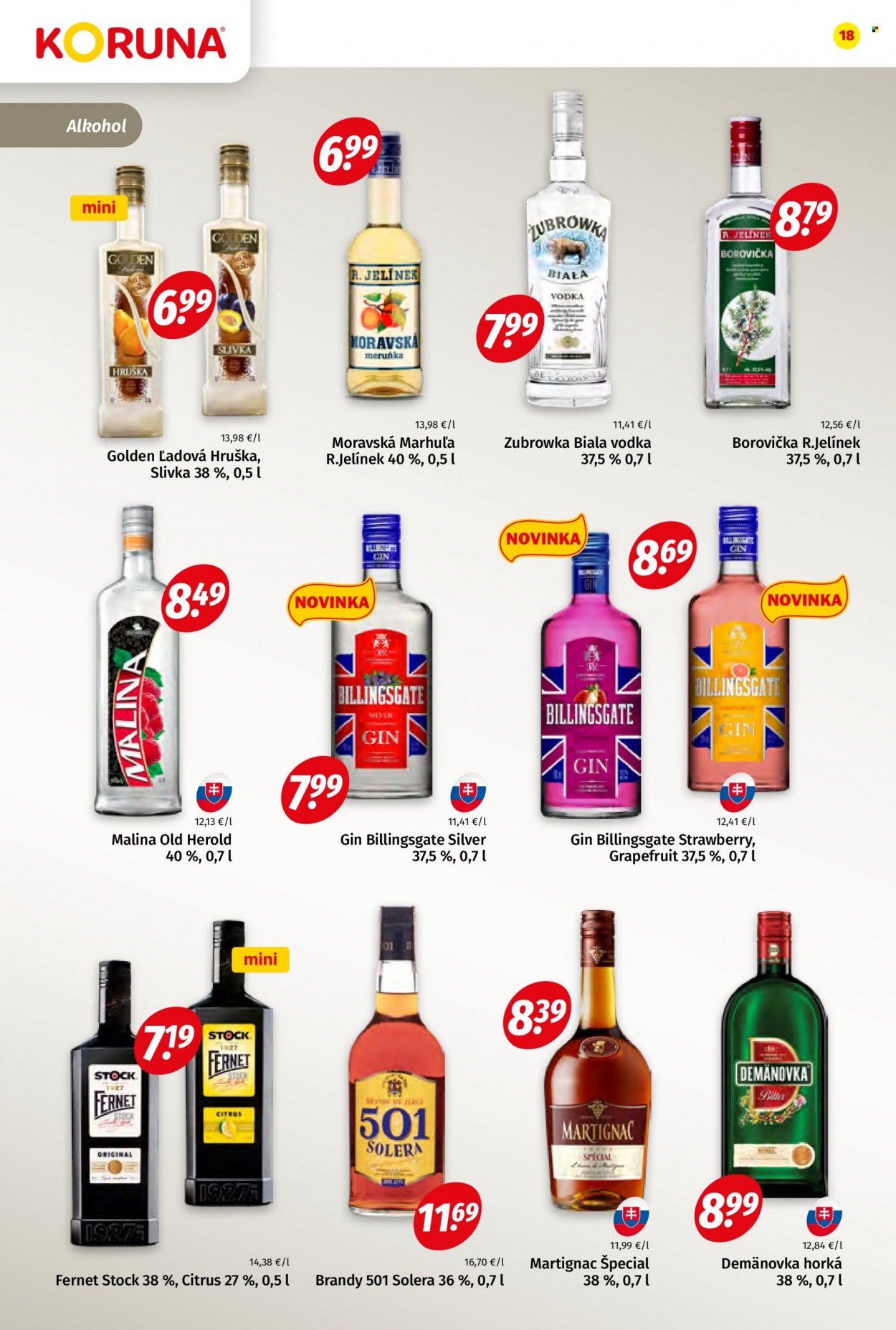 Leták Potraviny KORUNA - 29.9.2023 - 11.10.2023. Strana 18