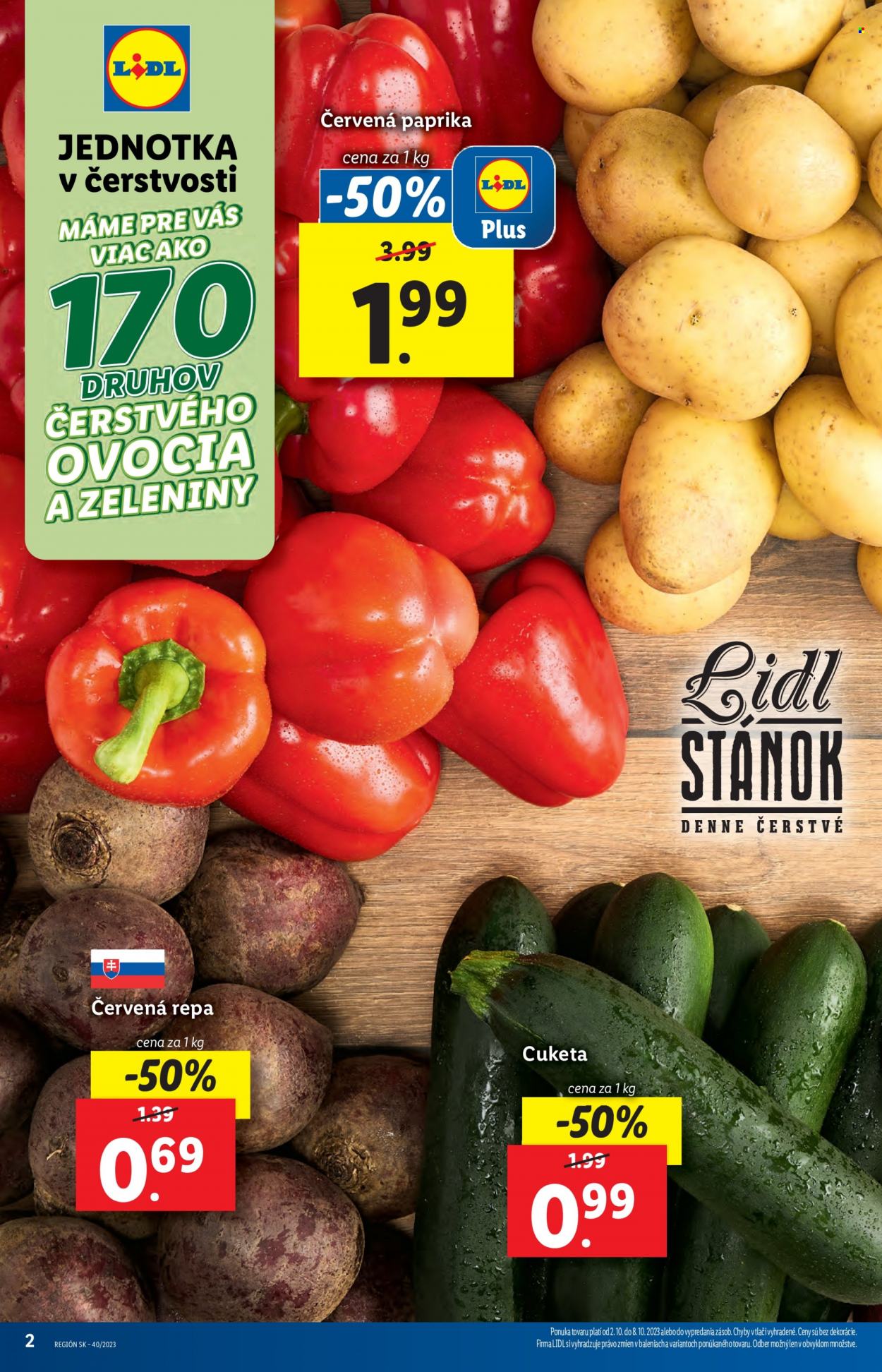 Leták Lidl - 2.10.2023 - 8.10.2023. Strana 2