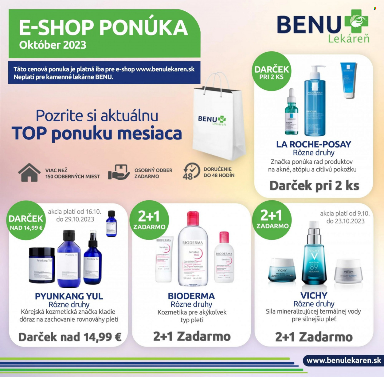 Leták BENU Lekáreň - 1.10.2023 - 31.10.2023. Strana 1