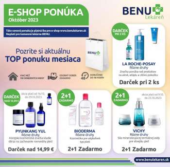 Leták BENU Lekáreň - 1.10.2023 - 31.10.2023.