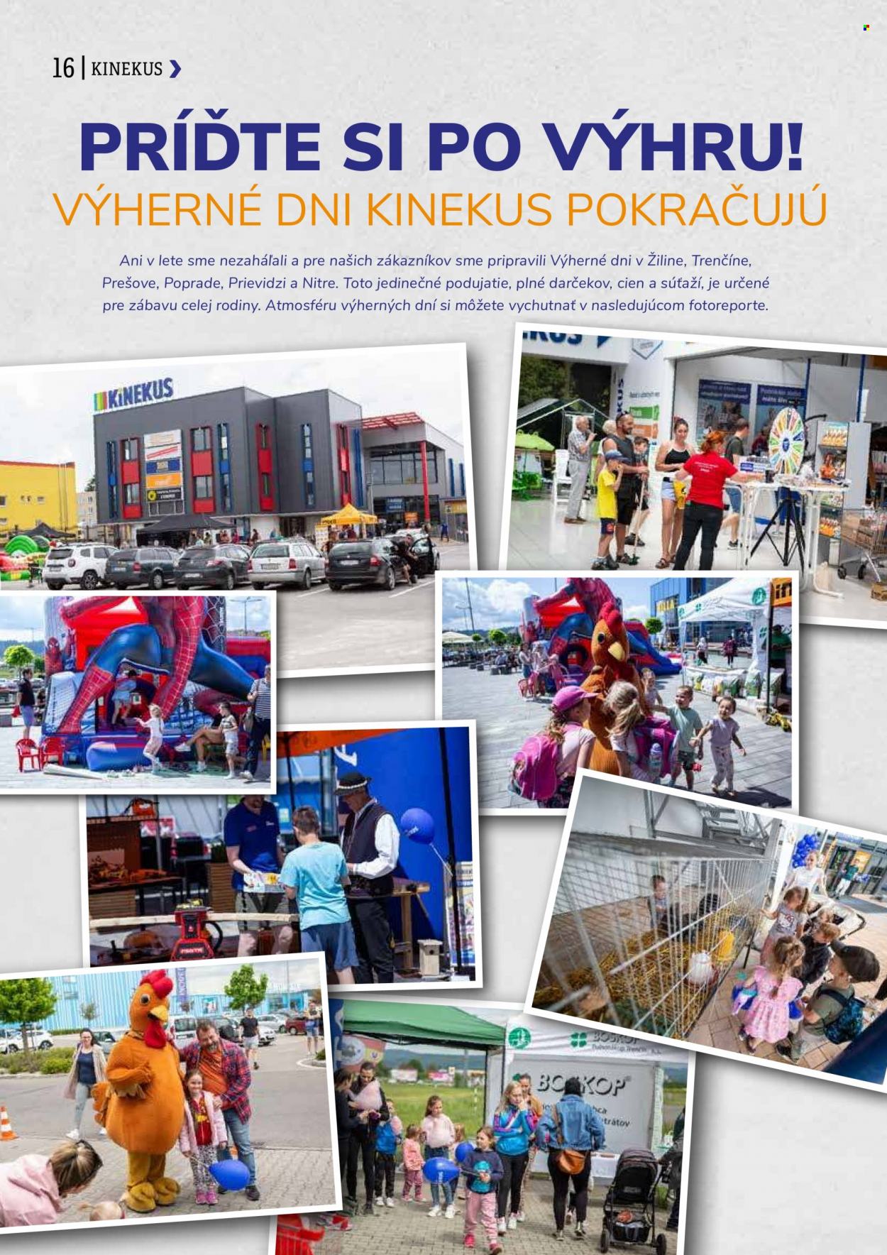 Leták Kinekus. Strana 16