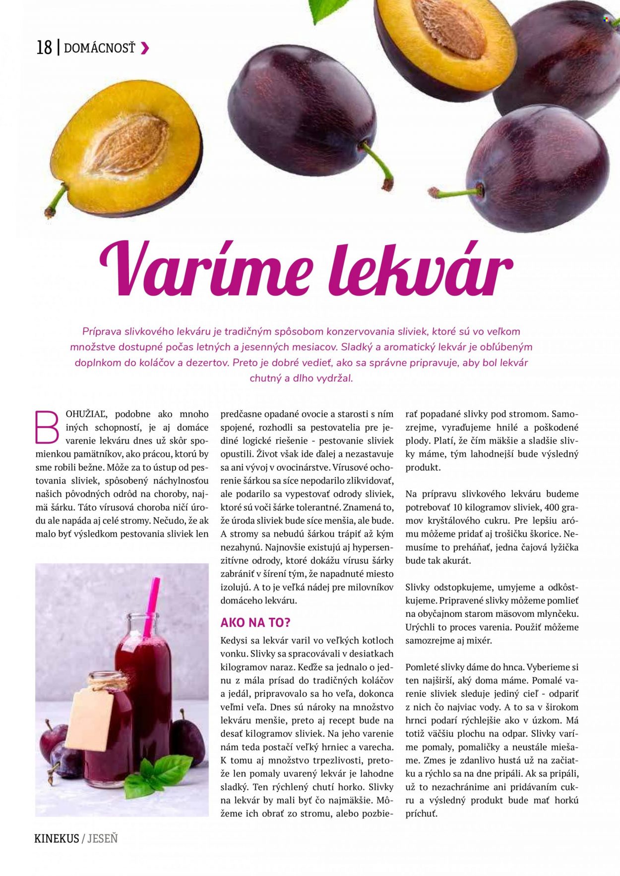 Leták Kinekus. Strana 18