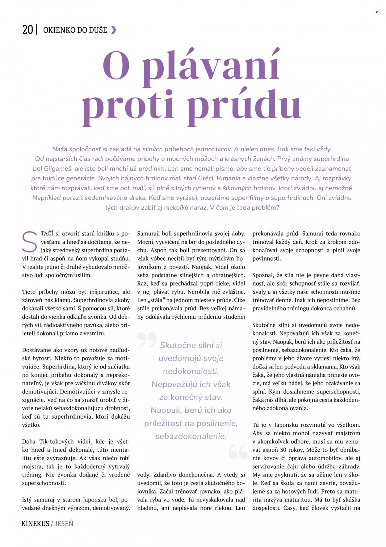 Leták Kinekus. Strana 20