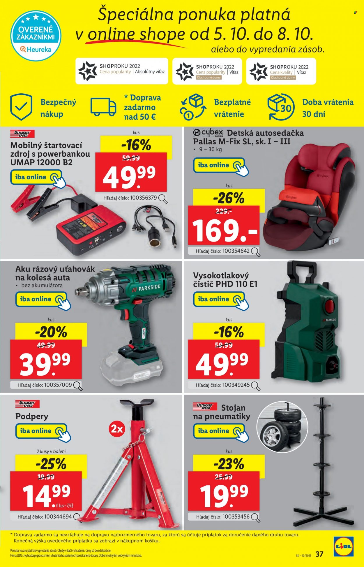 Leták Lidl - 5.10.2023 - 8.10.2023. Strana 57