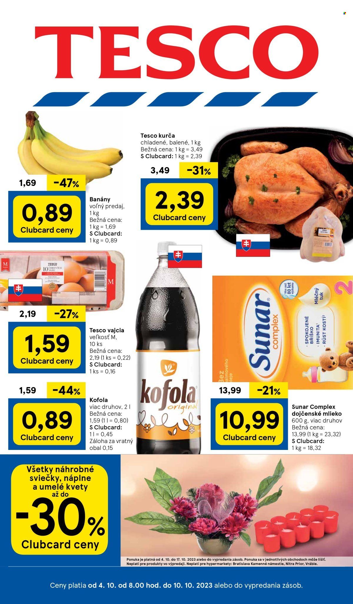 Leták TESCO - 4.10.2023 - 10.10.2023. Strana 1