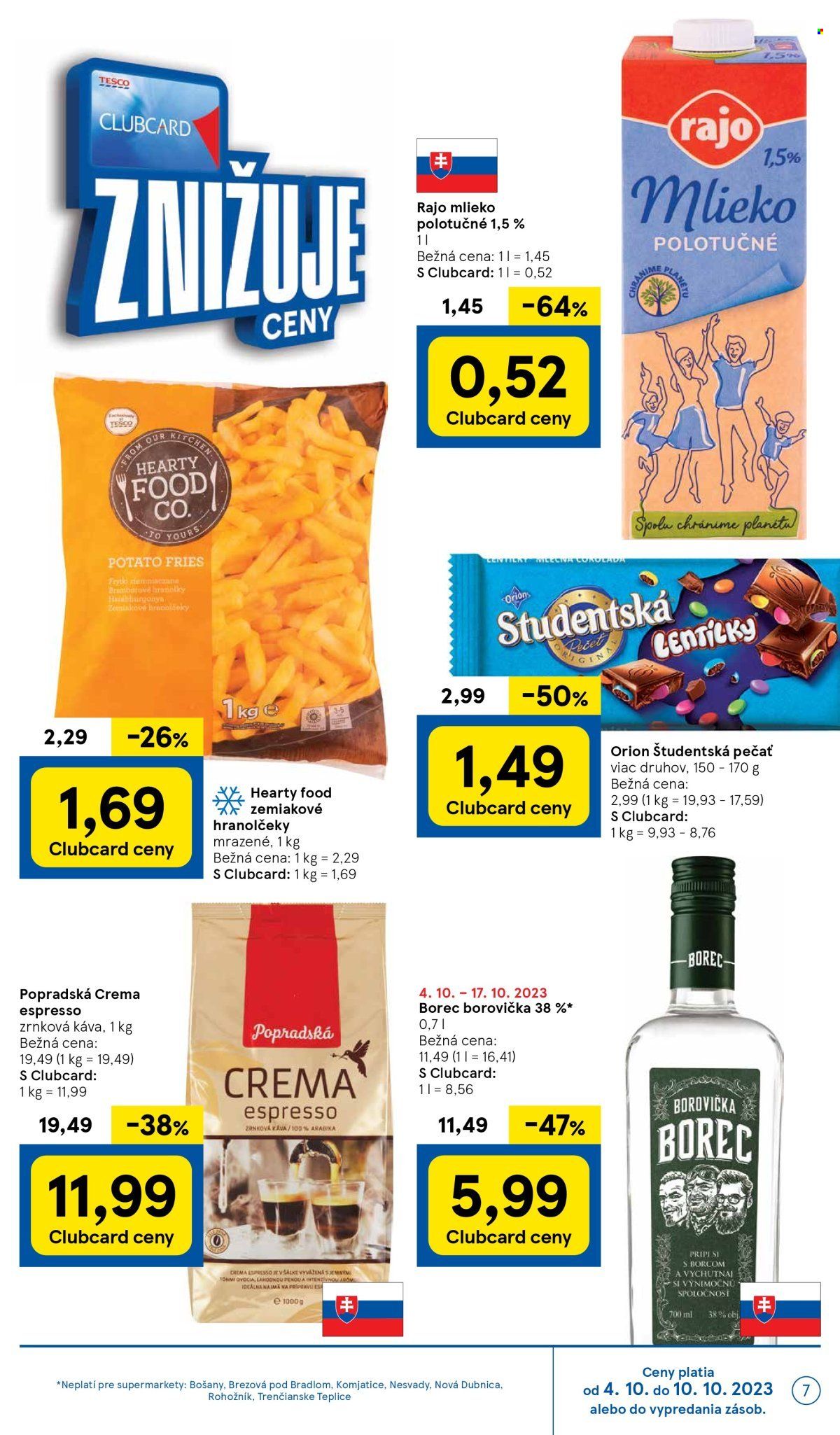 Leták TESCO supermarket - 4.10.2023 - 10.10.2023. Strana 7