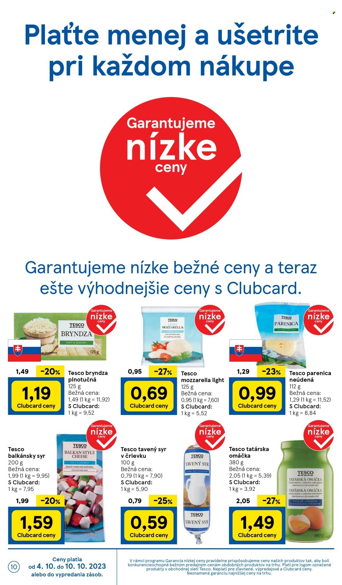 Leták TESCO supermarket - 4.10.2023 - 10.10.2023. Strana 10