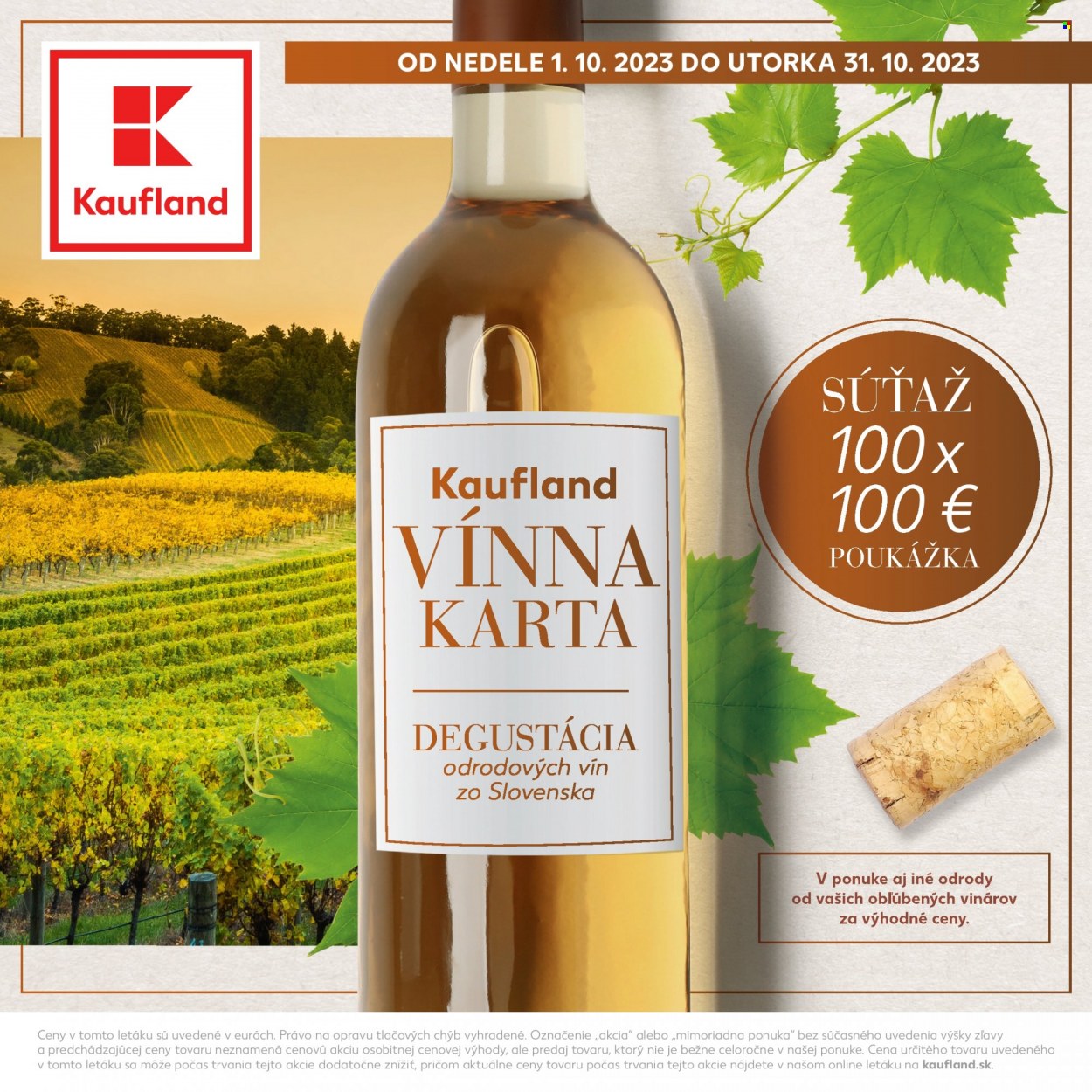 Leták Kaufland - 1.10.2023 - 31.10.2023. Strana 1